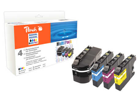 Peach  Spar Pack Tintenpatronen kompatibel zu Brother MFCJ 5320 DW