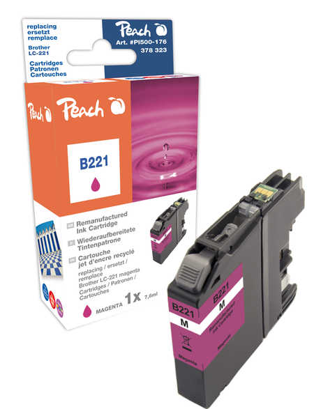 Peach  Tintenpatrone magenta kompatibel zu Brother MFCJ 680 DW