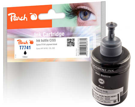 Peach  Tintenbehälter pigm. schwarz kompatible zu Epson EcoTank L 1455