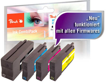 Peach  Spar Pack Tintenpatronen kompatibel zu HP OfficeJet Pro 276 dw