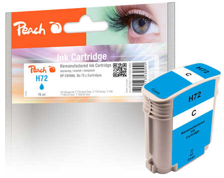 Peach  Tintenpatrone cyan kompatibel zu HP DesignJet T 795