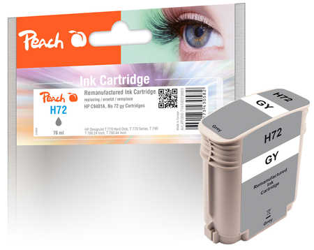 Peach  Tintenpatrone grau kompatibel zu HP DesignJet T 770 Hard Disk