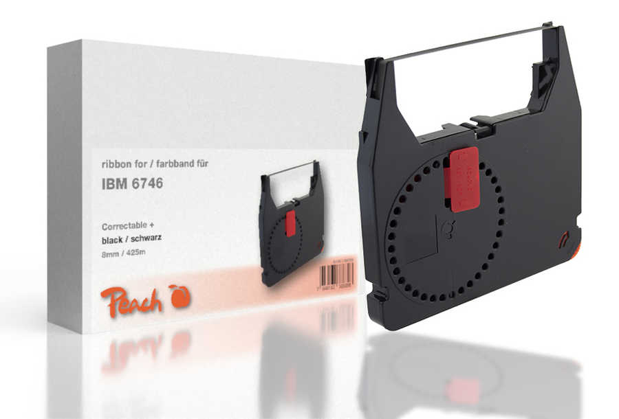 Peach Farbbandkassete für Schreibmaschine kompatibel zu IBM 6746, Gr173C 