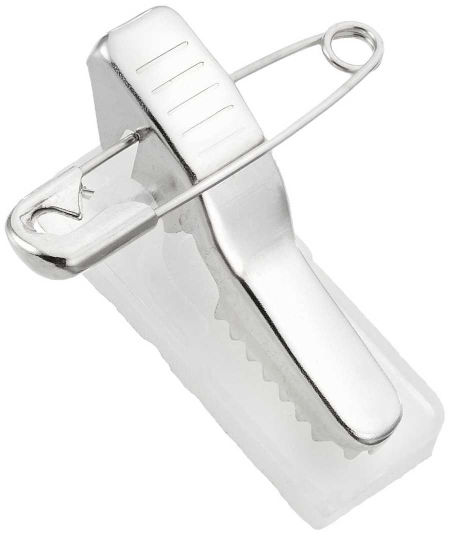 Peach  Clipp mit Befestigungsnadel und selbstklebendem Pad | 100 Stück | PP511 