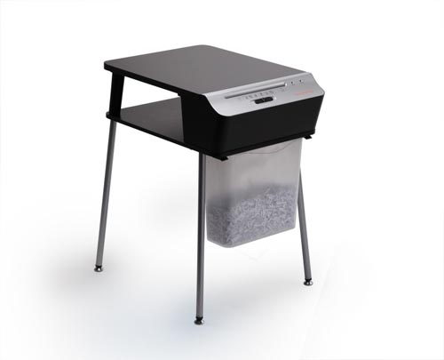 Original Bonsaii Büro-Multifunktionstisch mit Partikelschnitt Aktenvernichter | 7 Blatt | bis 50kg belastbar | DSGVO konform | Docshred Fit 7 