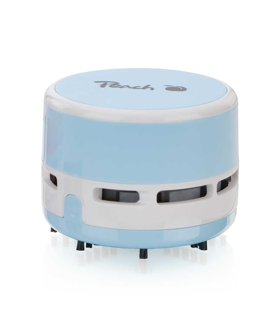 Peach  Mini Staubsauger | batteriebetrieben (2x AA) | hohe Saugkraft | blau | PA105  