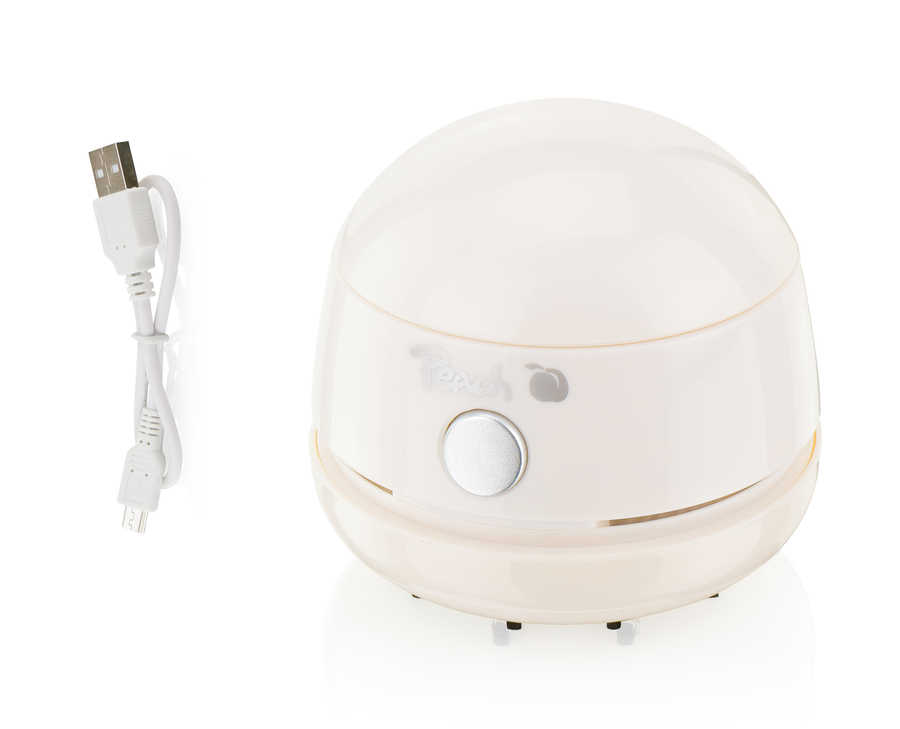 Peach  PA131 Mini Staubsauger | Betrieb über USB Kabel | hohe Saugkraft | weiss | PA131-WH 