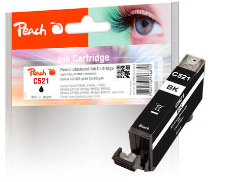 Peach  Tintenpatrone foto schwarz kompatibel zu Canon Pixma MP 640 R