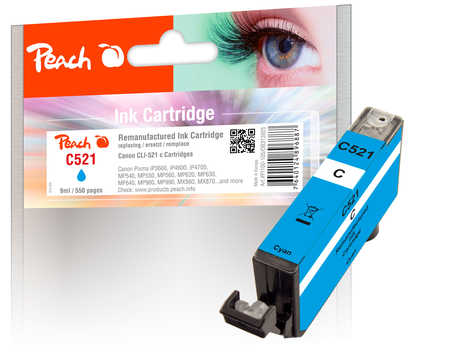 Peach  Tintenpatrone cyan kompatibel zu Canon Pixma MP 640 R
