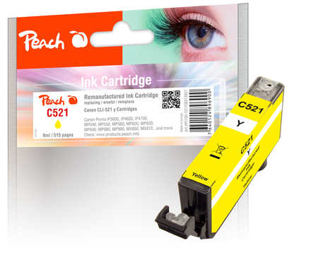 Peach  Tintenpatrone gelb kompatibel zu Canon Pixma MP 640 R