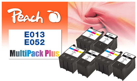 Peach  Spar Pack Plus Tintenpatronen kompatibel zu Epson Stylus Color 760