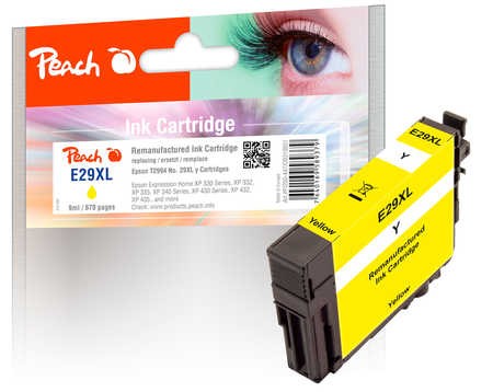 Peach  Tintenpatrone gelb kompatibel zu Epson Expression Home XP-247