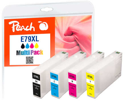 Peach  Spar Pack Tintenpatronen HY kompatibel zu Epson WorkForce Pro WF-4640 DTWF