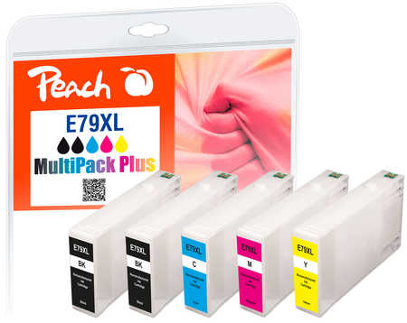 Peach  Spar Pack Plus Tintenpatronen HY kompatibel zu Epson WorkForce Pro WF-4640 DTWF