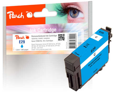 Peach  Tintenpatrone cyan kompatibel zu Epson Expression Home XP-247