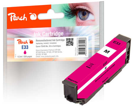 Peach  Tintenpatrone magenta kompatibel zu Epson Expression Premium XP-640