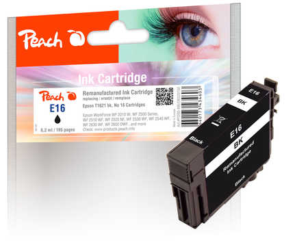 Peach  Tintenpatrone schwarz kompatibel zu Epson WorkForce WF-2660 DWF