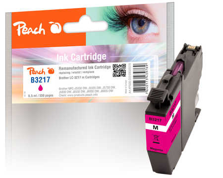 Peach  Tintenpatrone magenta kompatibel zu Brother MFCJ 6935 DW