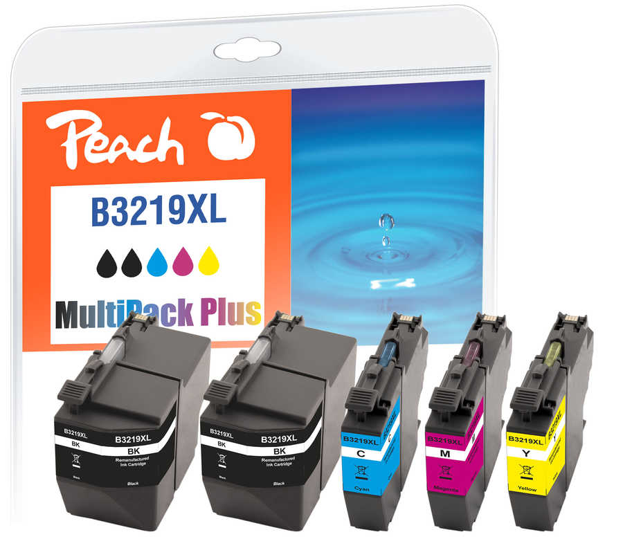 Peach  Spar Pack Plus Tintenpatronen, kompatibel zu Brother MFCJ 6935 DW