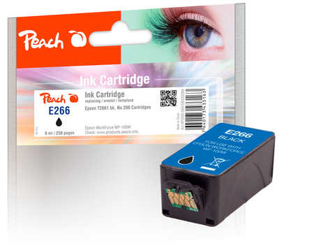 Peach  Tintenpatrone schwarz kompatibel zu Epson WorkForce WF-110 W