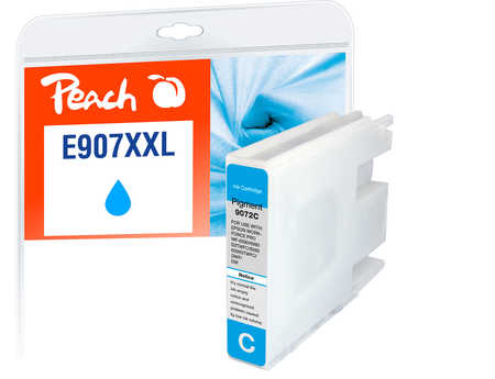 Peach  Tintenpatrone XXL cyan kompatibel zu Epson WorkForce Pro WF-6090 D2TWC