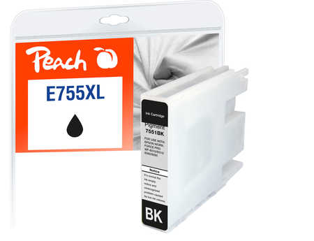 Peach  Tintenpatrone XL schwarz kompatibel zu Epson WorkForce Pro WF-8590 DWF