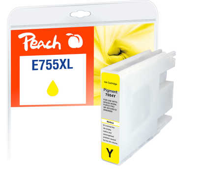 Peach  Tintenpatrone XL gelb kompatibel zu Epson WorkForce Pro WF-8590 DWF