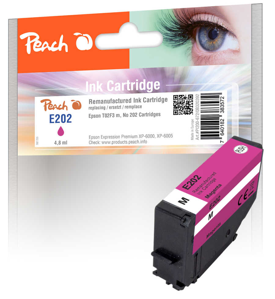 Peach  Tintenpatrone magenta kompatibel zu Epson Expression Premium XP-6000