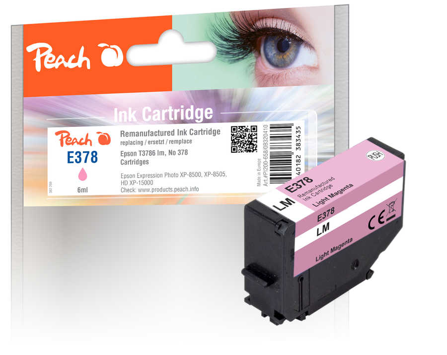 Peach  Tintenpatrone light magenta kompatibel zu Epson Expression Photo XP-8000