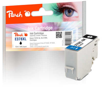 Peach  Tintenpatrone HY schwarz kompatibel zu Epson Expression Photo XP-8600 Series
