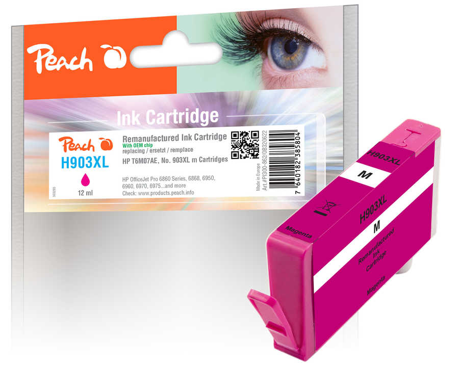 Peach  Tintenpatrone magenta kompatibel zu HP OfficeJet 6950