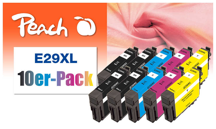 Peach  10er-Pack Tintenpatronen, kompatibel zu Epson Expression Home XP-247