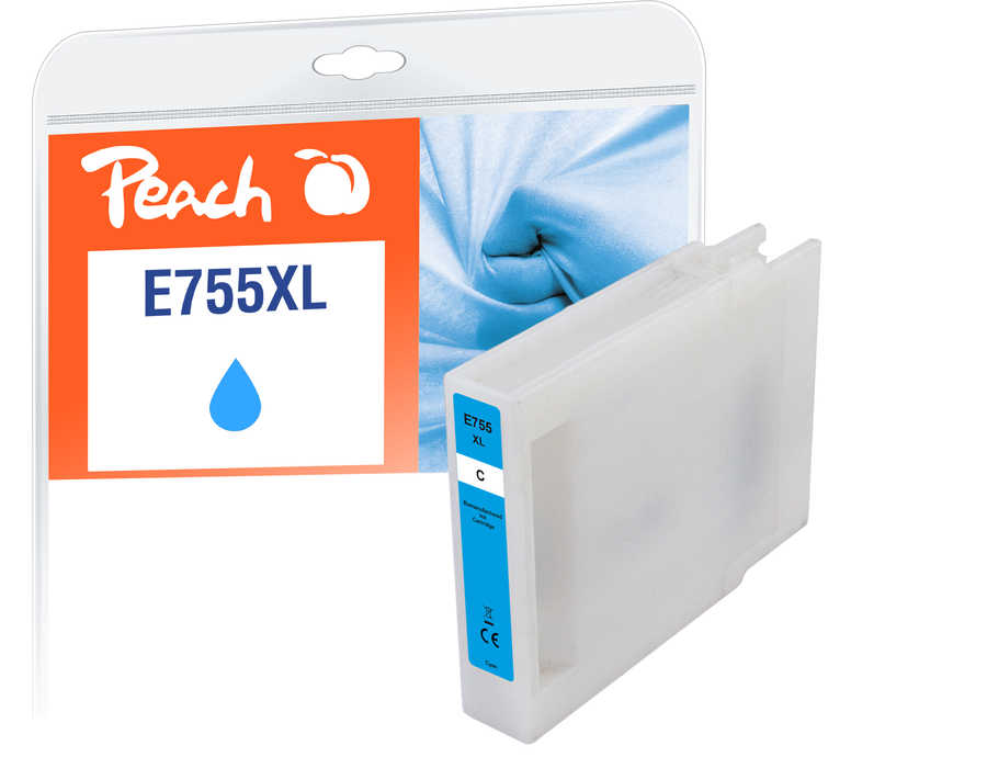 Peach  XL Tintenpatrone cyan kompatibel zu Epson WorkForce Pro WF-8590 DWF