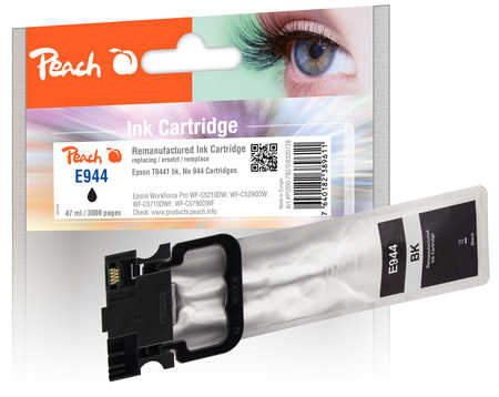 Peach  Tintenpatrone schwarz kompatibel zu Epson WorkForce Pro WFC 5290 DW