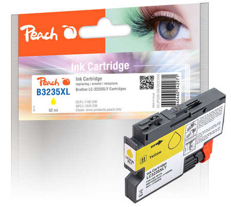Peach  Tintenpatrone gelb kompatibel zu Brother MFCJ 1300 DW