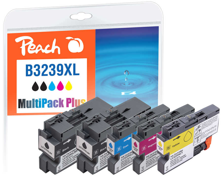 Peach  Spar Pack Plus Tintenpatronen, kompatibel zu Brother MFCJ 6945 DW