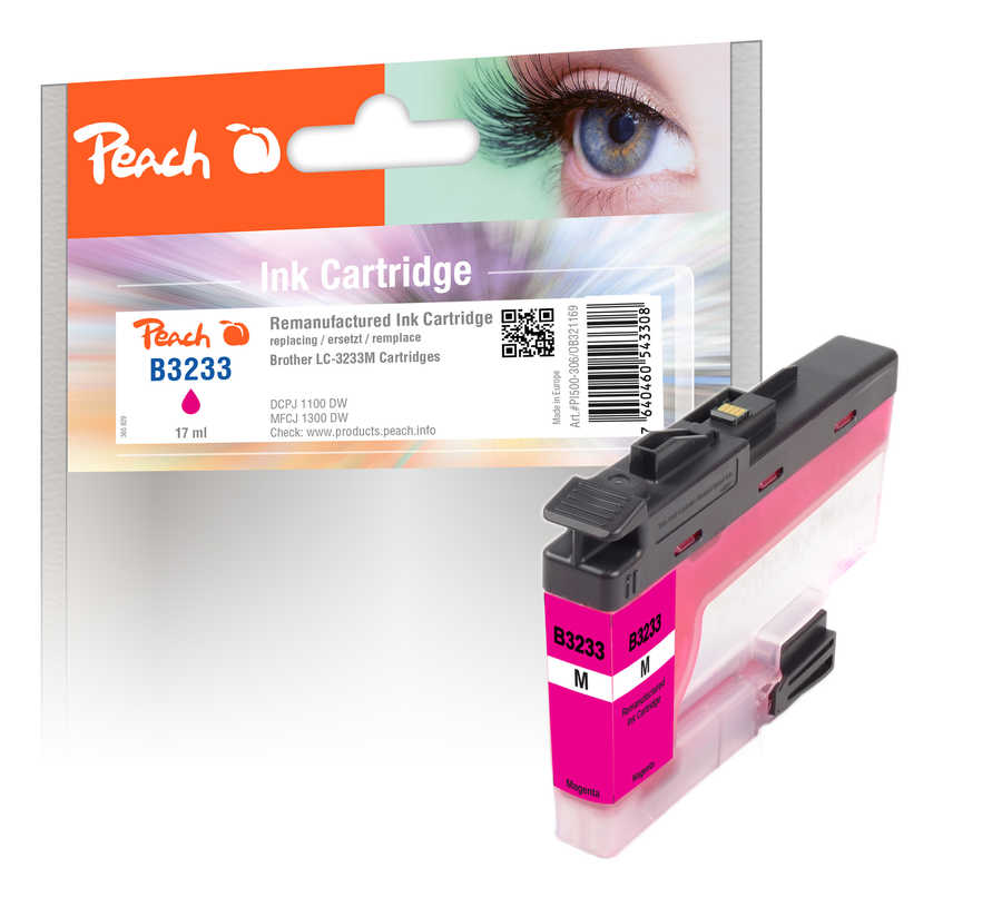 Peach  Tintenpatrone magenta kompatibel zu Brother MFCJ 1300 DW