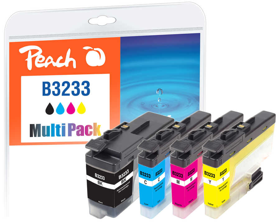 Peach  Spar Pack Tintenpatronen kompatibel zu Brother MFCJ 1300 DW