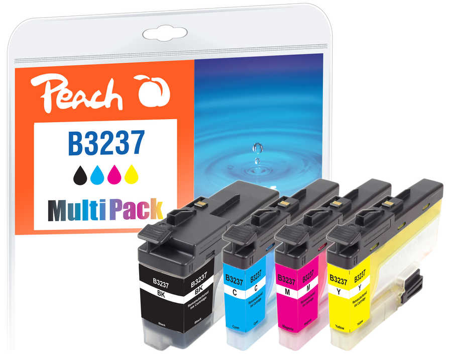 Peach  Spar Pack Tintenpatronen kompatibel zu Brother MFCJ 6945 DW