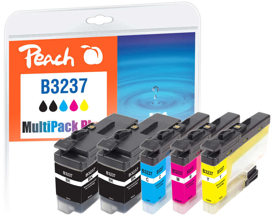 Peach  Spar Pack Plus Tintenpatronen, kompatibel zu Brother MFCJ 6945 DW