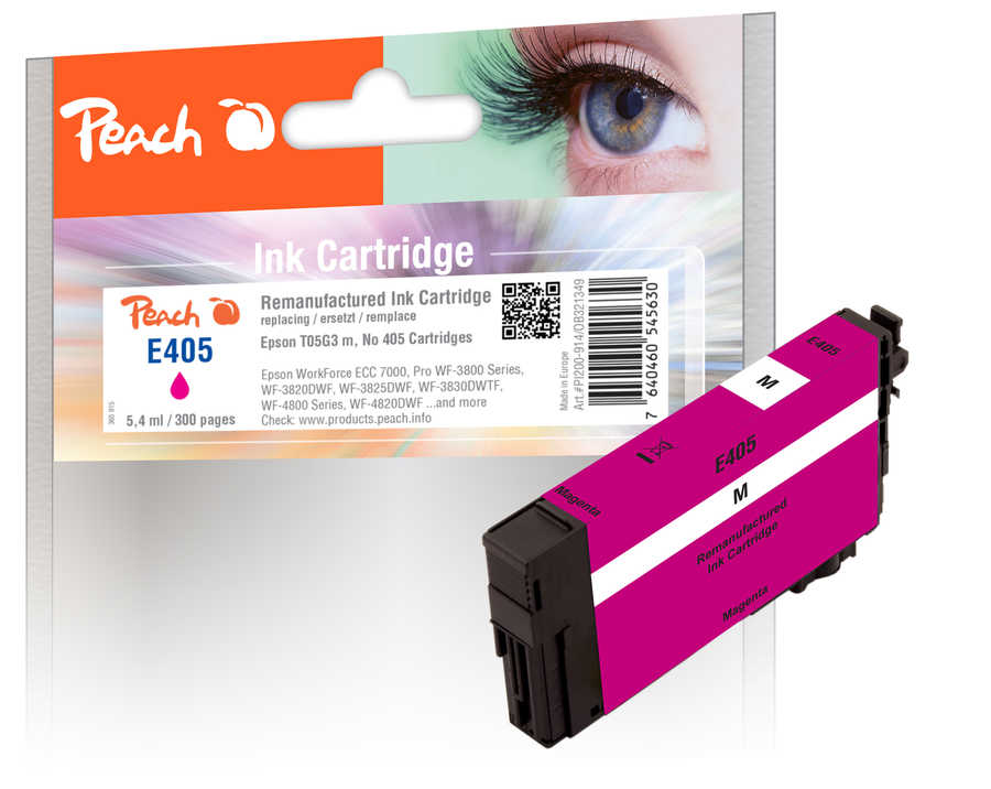 Peach  Tintenpatrone magenta kompatibel zu Epson WorkForce WF-7830 DTWf