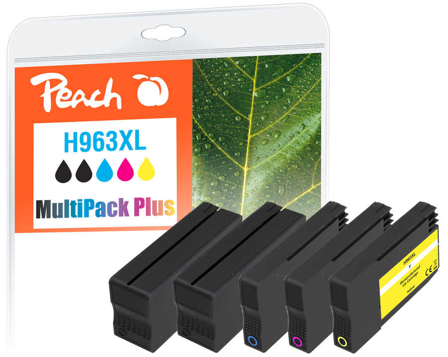 Peach  Spar Pack Plus Tintenpatronen kompatibel zu HP OfficeJet Pro 9014