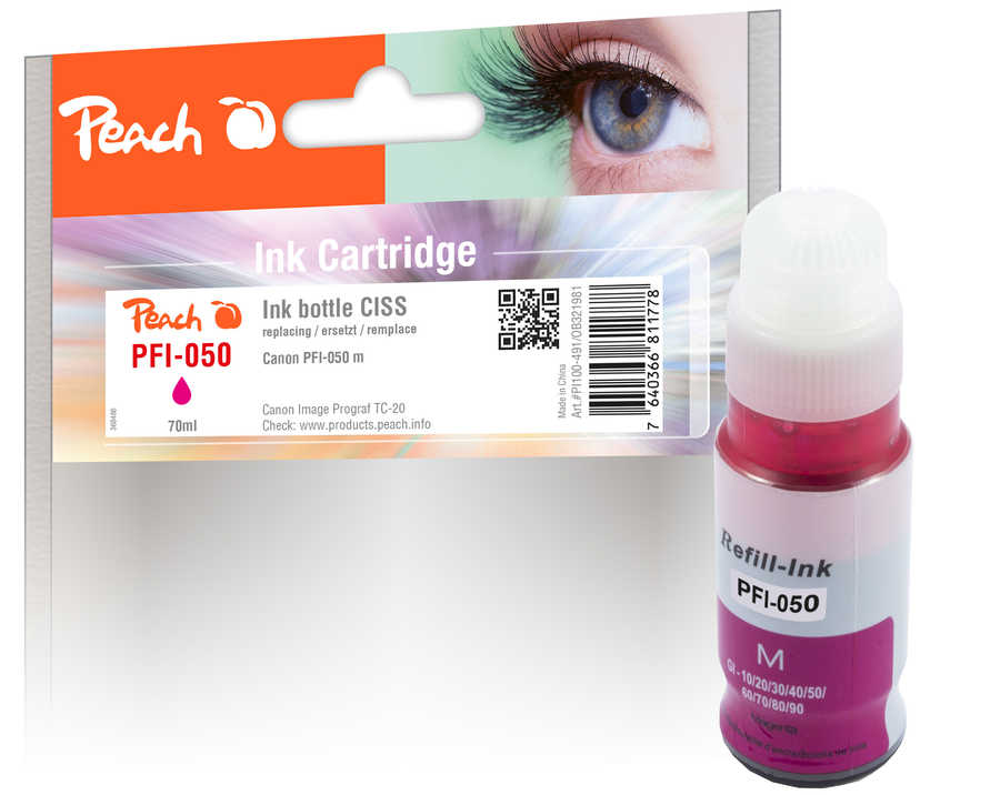 Peach  Tintenbehälter pigm. magenta kompatibel zu Canon imagePROGRAF TC-21 M