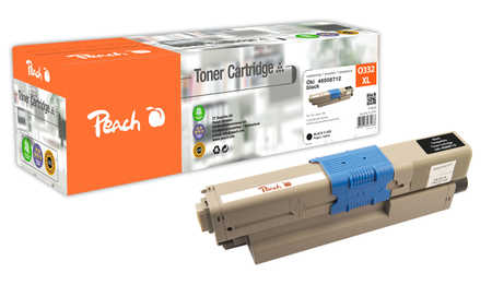 Peach  Tonermodul schwarz kompatibel zu OKI MC 363 DNW