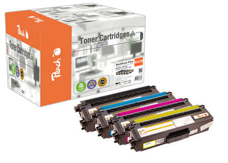 Peach  Spar Pack Plus Tonermodule kompatibel zu Brother DCP-9270 CDN