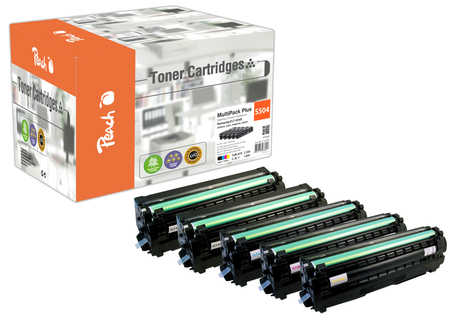 Peach  Spar Pack Plus Tonermodule kompatibel zu Samsung CLP-415 N Premium Line