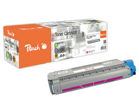 Peach  Tonermodul magenta kompatibel zu OKI C 612 Series