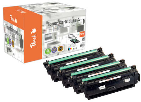 Original Peach Spar Pack Tonermodule kompatibel zu Canon iSENSYS LBP-710 Cx