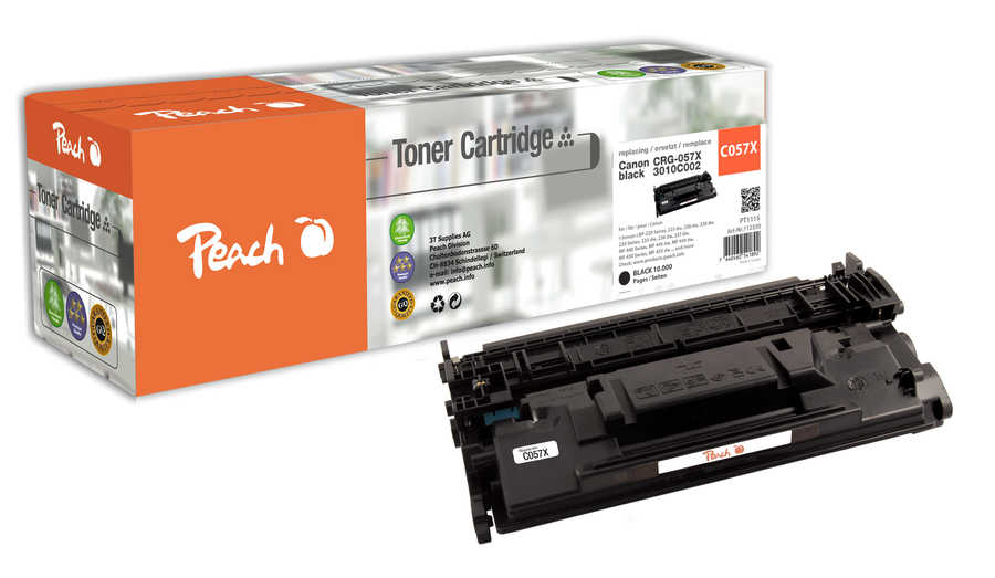 Peach  Tonermodul schwarz XL kompatibel zu Canon iSENSYS MF 452 dw