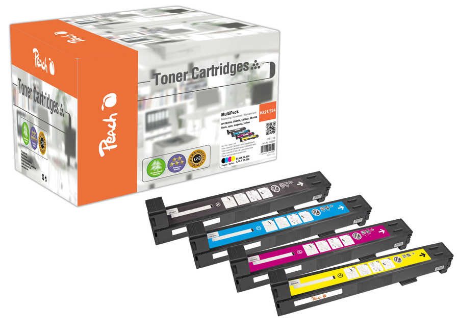 Peach  Spar Pack Tonermodule kompatibel zu HP Color LaserJet CP 6015 DN